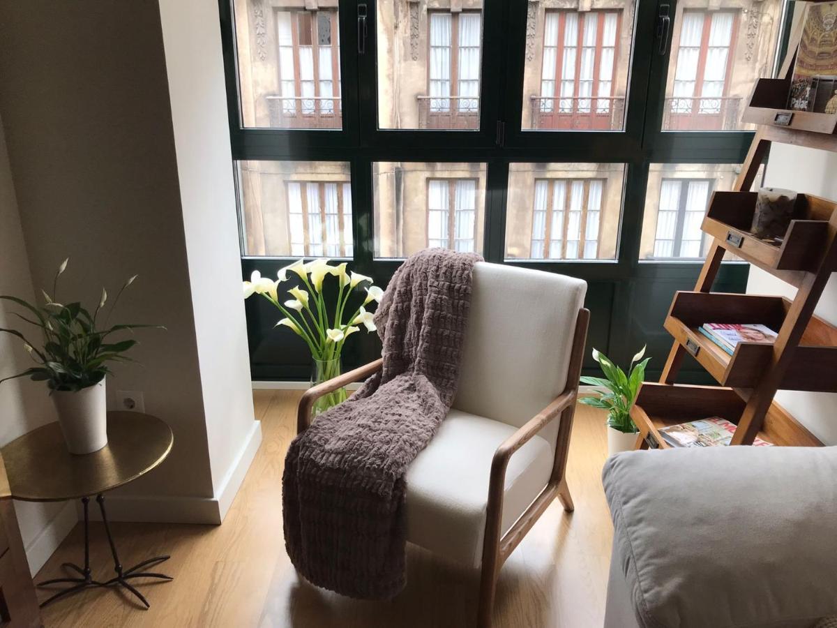 Apartamento Palacio Valdes, Centro Aviles, Con Parking Buitenkant foto