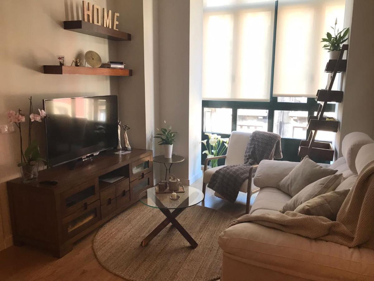 Apartamento Palacio Valdes, Centro Aviles, Con Parking Buitenkant foto